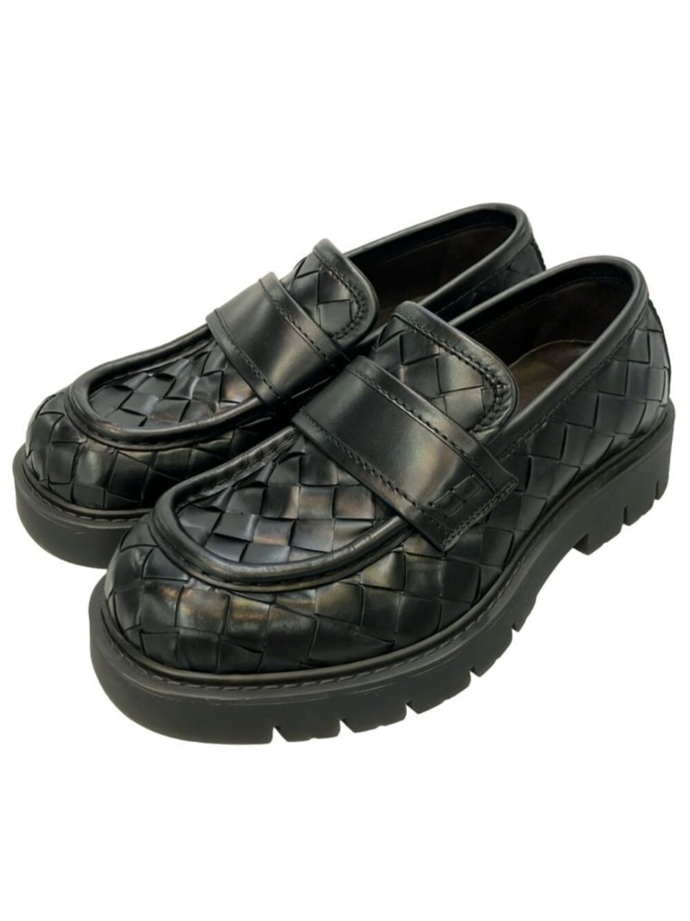 Bottega Veneta Haddock Loafers Intrecciato